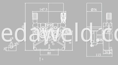 76ZY-02A Welding Wire Feeder Double Drive